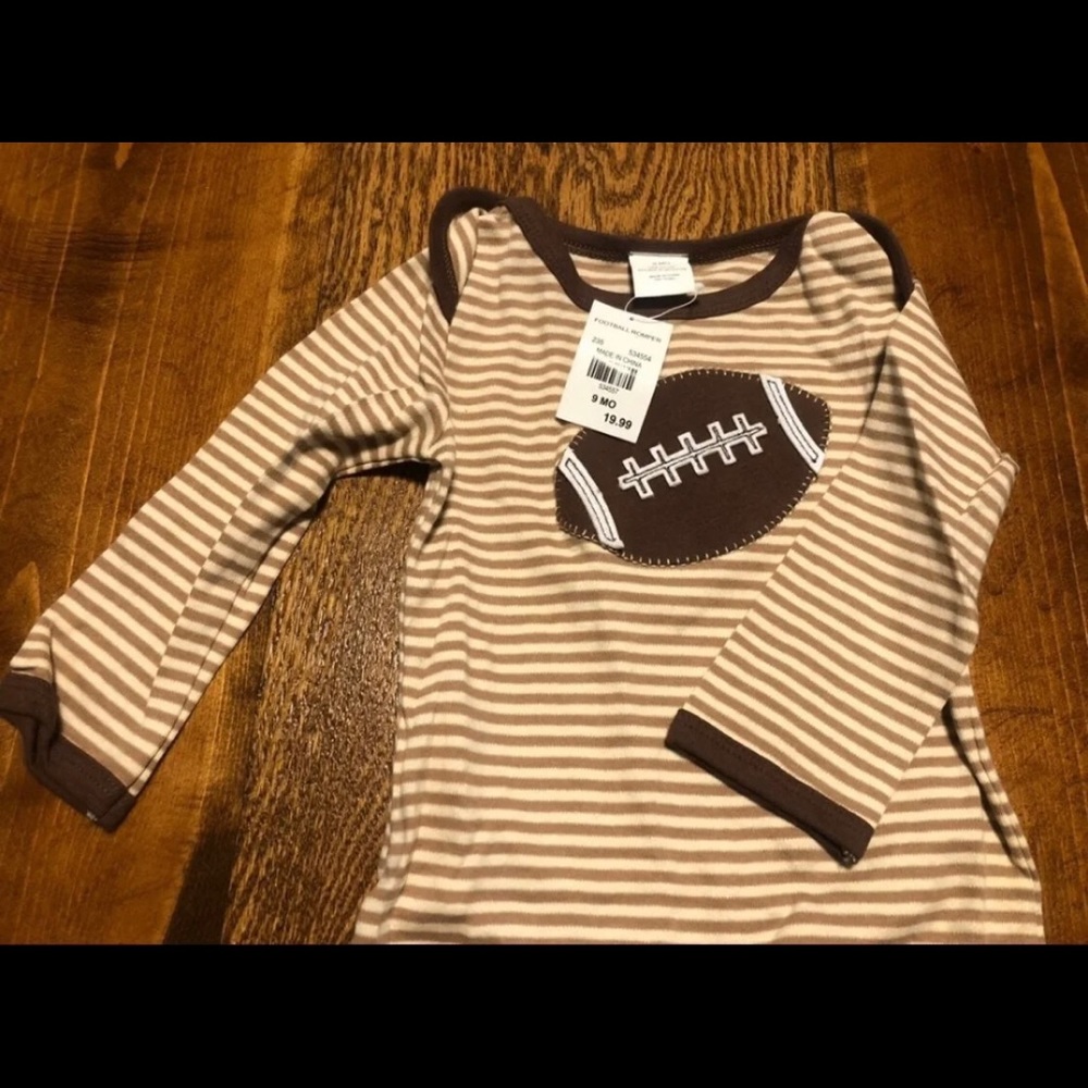 Baby 6-9mo Football Outfit